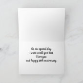 OP "ONZE" *20e WEDDENDE JUBILEUM* Kaart (Binnen)