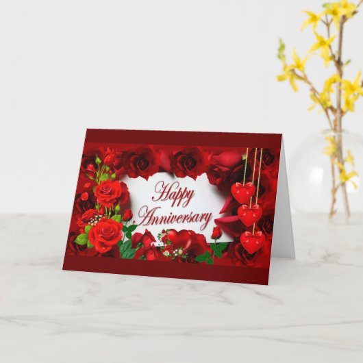 OP "ONZE" *20e WEDDENDE JUBILEUM* Kaart (Gele Bloem)