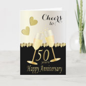 ⭐ op onze 50ste Jubileum | DIY-tekst Kaart (Voorkant)