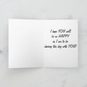 OP "ONZE BIRTHDAY" HOOP JE ZO VEEL VEEL VUN ALS IK KAART (Binnen)