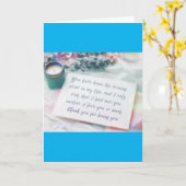 OP ONZE DAGVERLIES IN EEN SPECIALE KAART VOOR U (Gele Bloem)