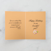 Op onze dochter African Girl Birthday Kaart (Binnen)