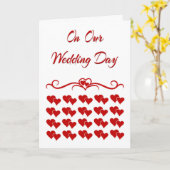 Op onze huwelijksdag Kaart (Gele Bloem)