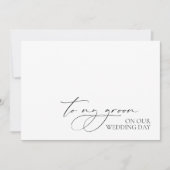 "Op onze huwelijksdag" Kaart (Voorkant)