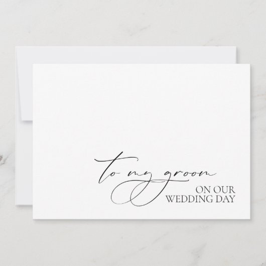 "Op onze huwelijksdag" Kaart (Voorkant)