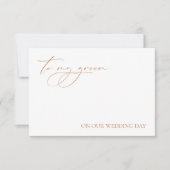"Op onze huwelijksdag" Kaart (Voorkant)