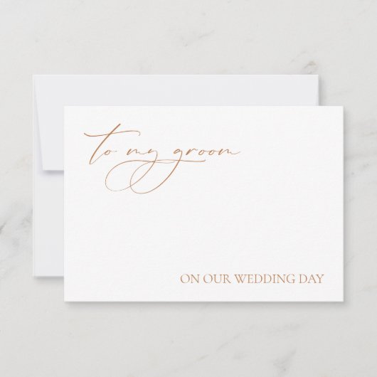 "Op onze huwelijksdag" Kaart (Voorkant)