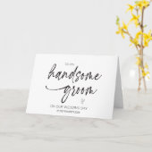 Op onze huwelijksdag van de vrouw kaart (Gele Bloem)