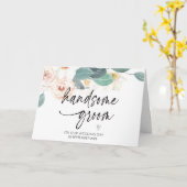 Op onze huwelijksdag van de vrouw kaart (Gele Bloem)