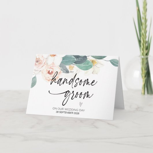 Op onze huwelijksdag van de vrouw kaart (Voorkant)