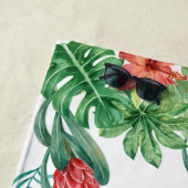 Op onze huwelijksreis - Gepersonaliseerde huwelijk Strandlaken (In situ)