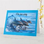 OP ONZE MANIER EN KLAAR OM TE ZEGGEN *HAPPY BIRTHD KAART (Gele Bloem)