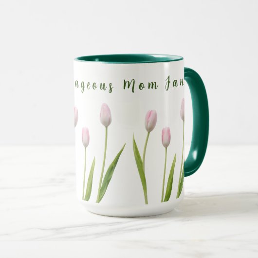 Op onze moedige moeder mok (Voorkant rechts)