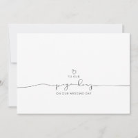 Op onze Page Boy Wedning Morning Cute Message