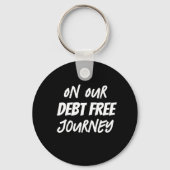 Op onze schuldenvrije reis sleutelhanger (Voorkant)