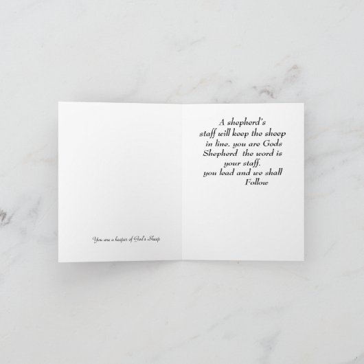 Op onze Shepherd Kaart (Binnen)