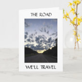 OP ONZE TROUWDAG - DE WEG DIE WE ZULLEN REIZEN KAART (Gele Bloem)