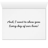 OP ONZE ***WEDDAG*** VERKLAREN MIJN LIEFJE (Binenzijde Horizontaal (Onderkant))