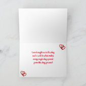 OP **ONZE WOEDDAG** MET VERLIES FEESTDAGEN KAART (Binnen)