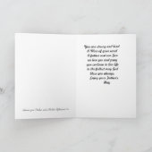 Op onze zoon Happy Vaderdag. Kaart (Binnen)