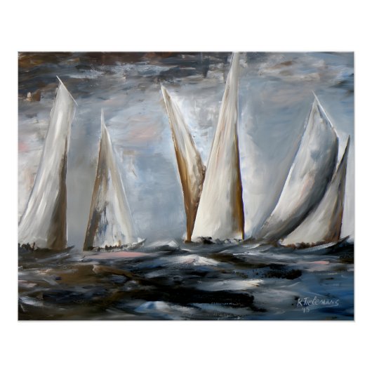 Op Open Zee Perfect Poster (Voorkant)