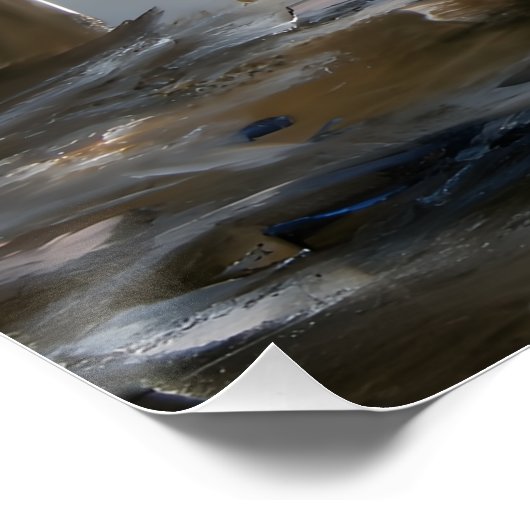 Op Open Zee Perfect Poster (Hoek)