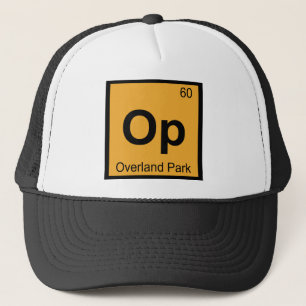 Op - Overland Park Kansas Scheikunde Periodiek Sys Trucker Pet