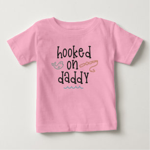 Op papa Baby T-Shirt gehakt