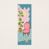 Op persoonlijk aangepast Bladwijzer Mini Visitekaartjes (Achterkant)