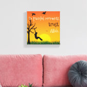 Op pijnlijke momenten canvas afdruk (Insitu (Woonkamer))