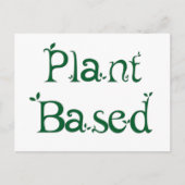 Op plant gebaseerd briefkaart (Voorkant)