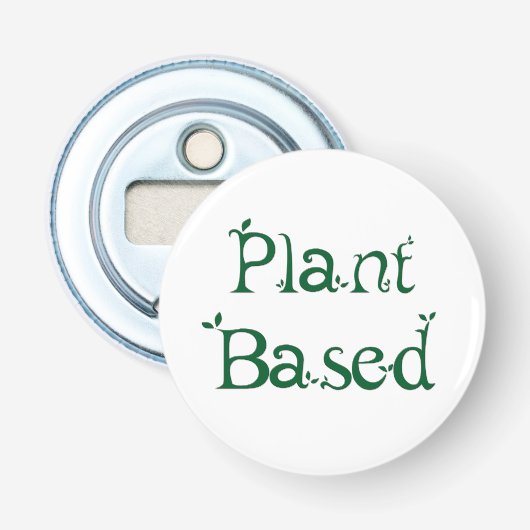 Op plant gebaseerd button flesopener (Voorkant)