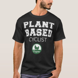 Op plant gebaseerd fietsontwerp t-shirt