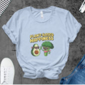 op plant gebaseerd geluk t-shirt