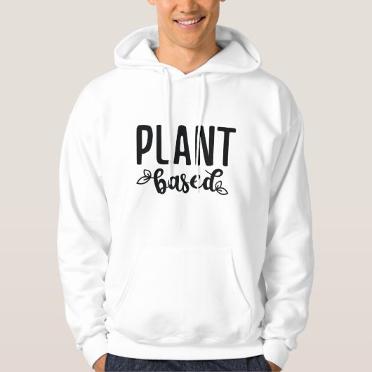 Op plant gebaseerd hoodie (Voorkant)