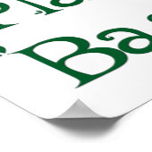 Op plant gebaseerd poster (Hoek)