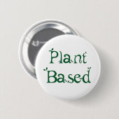 Op plant gebaseerd ronde button 5,7 cm (Voorkant /achterkant)