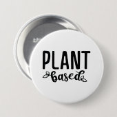 Op plant gebaseerd ronde button 7,6 cm (Voorkant /achterkant)