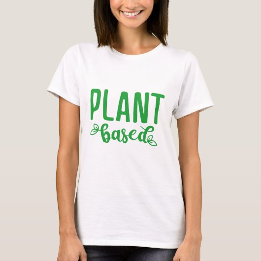 Op plant gebaseerd t-shirt (Voorkant)