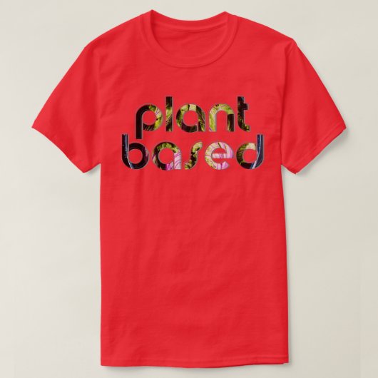 op plant gebaseerd t-shirt (Design voorkant)