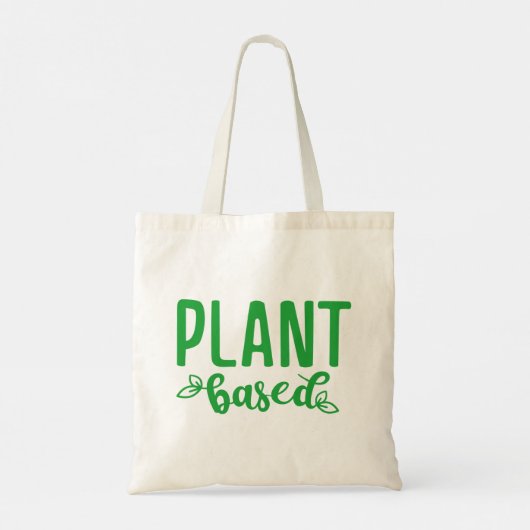 Op plant gebaseerd tote bag (Achterkant)