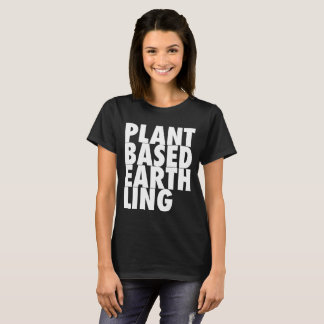 Op plant gebaseerde inning t-shirt