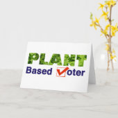 Op plant gebaseerde kiezer kaart (Gele Bloem)