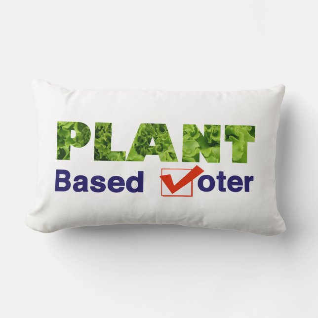 Op plant gebaseerde kiezer kussen (Voorkant)