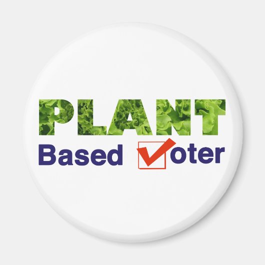Op plant gebaseerde kiezer magneet (Voorkant)