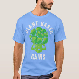 Op plant gebaseerde weegwerker Vegan Vegetarian Fi T-shirt