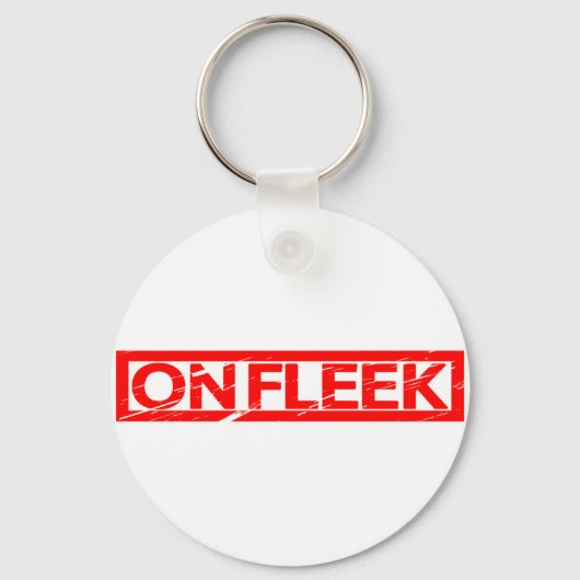 Op prei Stamp Sleutelhanger (Voorkant)