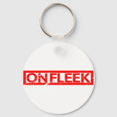 Op prei Stamp Sleutelhanger (Achterkant)