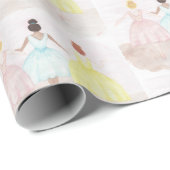 Op punt balletdansers cadeaupapier (Rol Hoek)