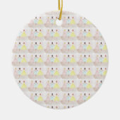 Op punt balletdansers keramisch ornament (Voorkant)